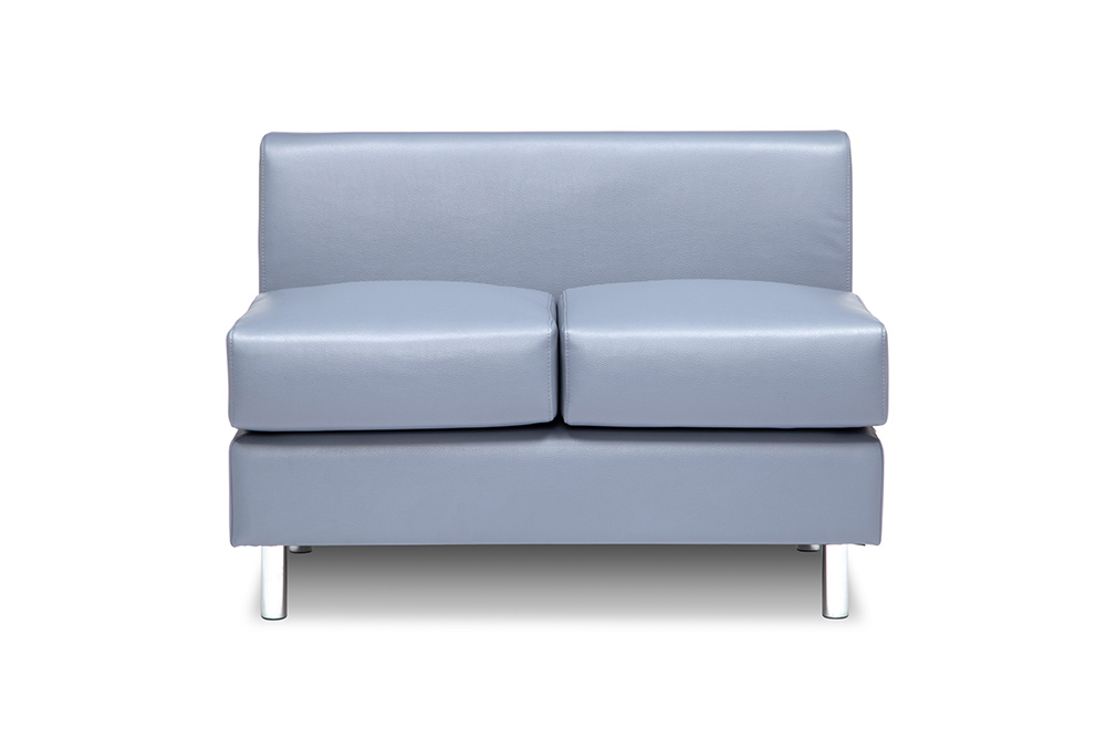 Секция Домино 2-местная кожаная