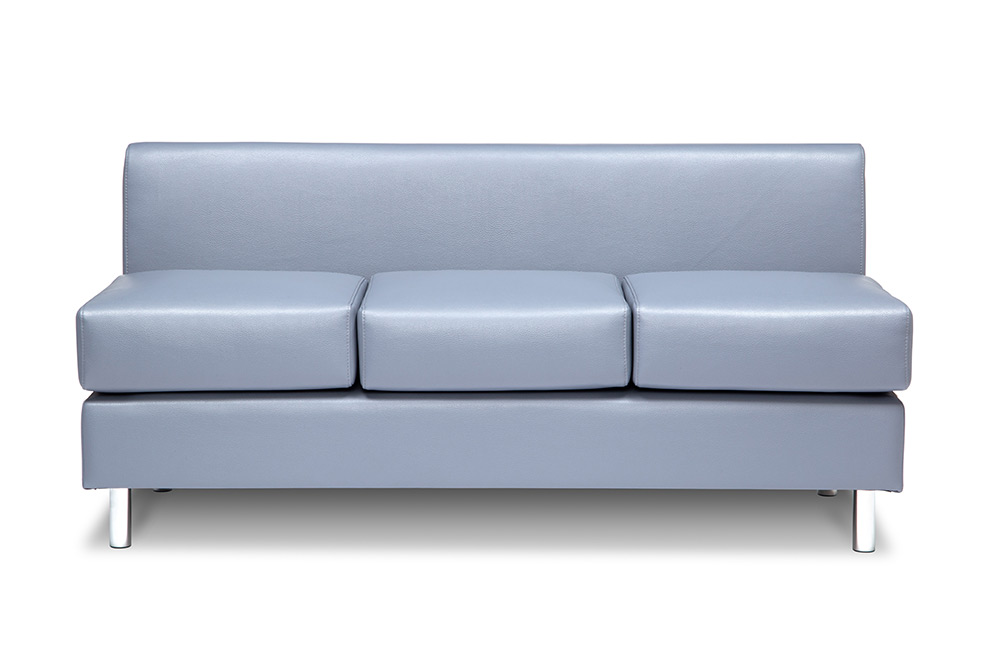 Секция Домино 3-местная кожаная