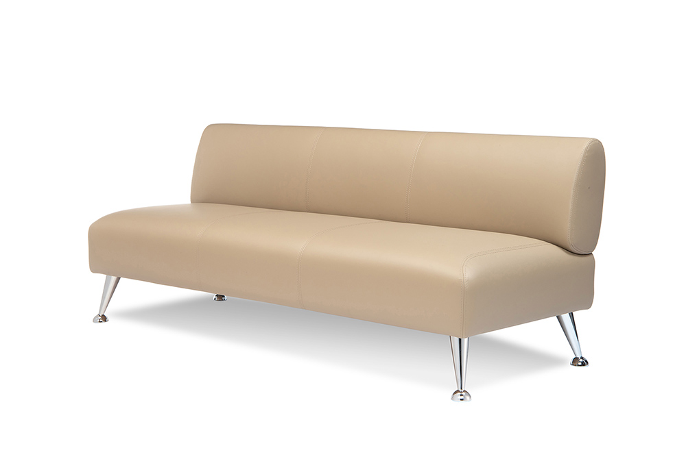 Секция Вейт 3-местная кожаная